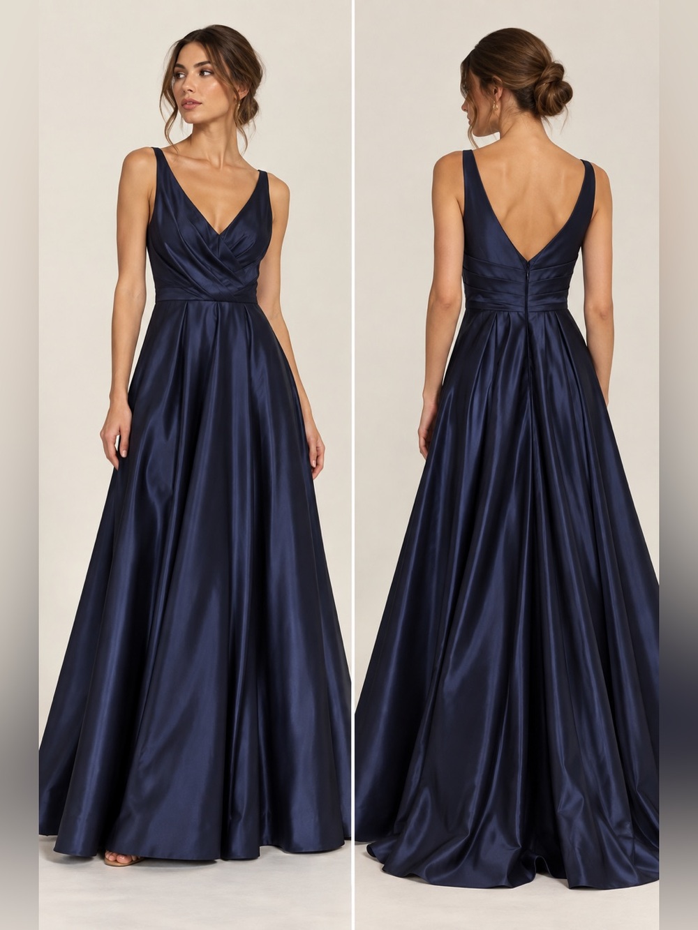 Navy Maxi Dress/Gown/Bridesmaids Dress
